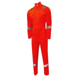 訂做連體橙色工作服   訂購防塵耐磨反光條長袖企領  汽車維修工作服  SKWK105 訂做連體橙色工作服   訂購防塵耐磨反光條長袖企領  汽車維修工作服  SKWK105